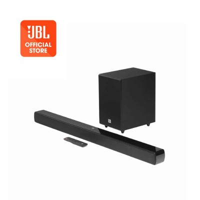JBL Cinema SB140 2.1声道条形音箱，带有线低音炮